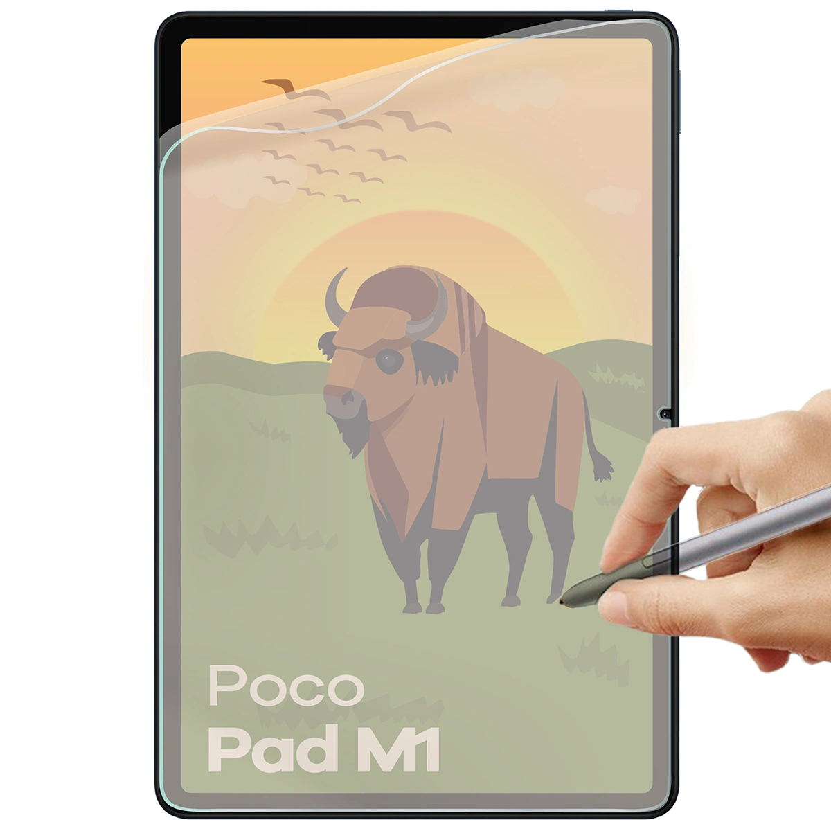 Folia matowa na ekran Bizon Tab Film Sun do Poco Pad M1, 1 sztuka